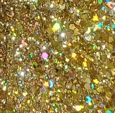 Gold Mine | Holographic Glitter Mix|Nail Art|Accent Nail|Acrylics & Gels  • $2.90