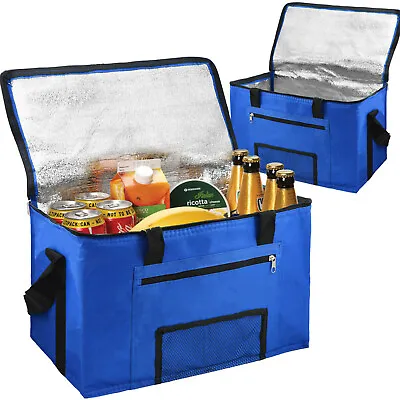 28l Extra Large Cooling Cooler Cool Bag Box Picnic Camping Food Ice Drink Lunch • £7.45