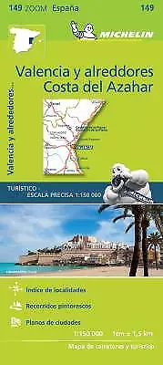 Valencia CD Azahar  Zoom Map 149 Map Michelin Zoom • £6.71