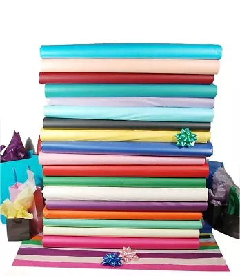 50 Sheets Tissue Paper High Quality Acid Free Recyclable Free Delivery 18 Colour • £4.50