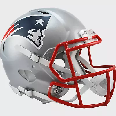 NEW ENGLAND PATRIOTS NFL Riddell SPEED Full Size AUTHENTIC Football Helmet • $264.99