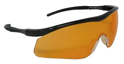 £10.95 • Buy Impact Shooting Safety Glasses Orange Shatterproof UV400 Lens