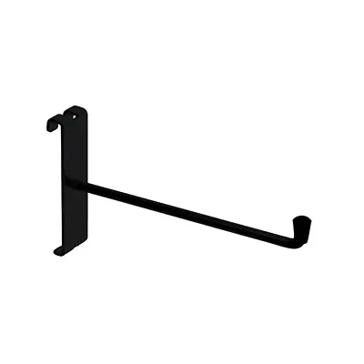 £6.99 • Buy 10x 6  Black Single Prong Hooks Grid Mesh Panel Display Retail Shop Accessories