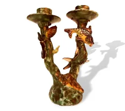 Holder Candles Candlestick Ceramics Icav Giordano Vietri Years 60 - I. C. A.V • $162.99