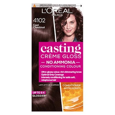 £9.95 • Buy L'Oreal Casting Creme Gloss Semi-Permanent Hair Colour 4102 Cool Chestnut