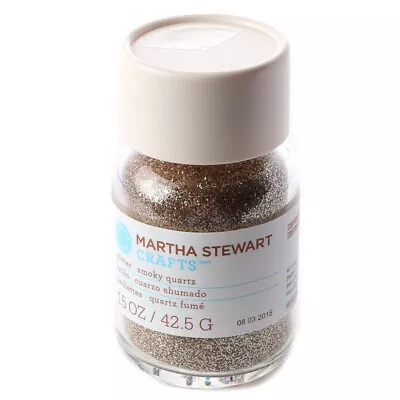3 Jars Martha Stewart Crafts Fine Glitter Smoky Quartz 1-1/2 Oz Each • $18.87