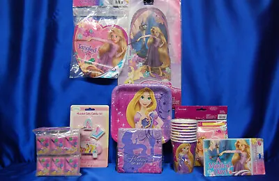 Tangled Party Set # 10 Rapunzel Princess Centerpiece Banner Plates Cups Invites • £38.54