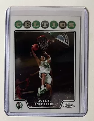 2008-09 Topps Chrome Paul Pierce #34 Boston Celtics HOF • $0.99
