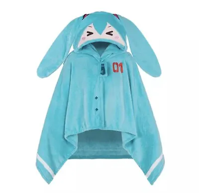 Original Hatsune 2n1 Miku Vocaloid CV01 Hoodie Soft Blanket Pillow Cosplay Moeyu • $95.50