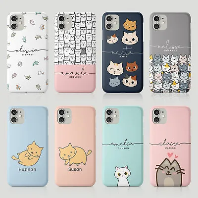 Tirita Personalised Phone Case For IPhone 14 13 11 12 8 SE  Cartoon Kittens Cats • £4.97