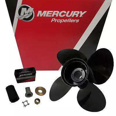 Mercury New OEM Spitfire 4 Blade Prop 13.4x15 Propeller 48-8M8026580 Pontoon • $237.94