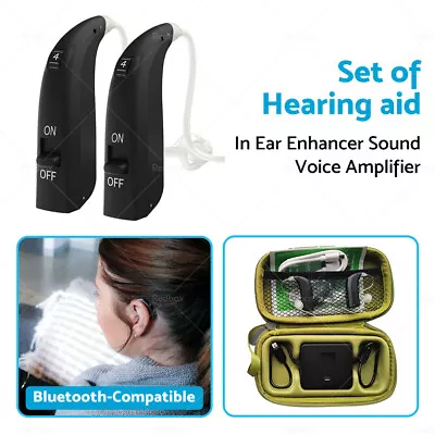 Hearing Aid Enhancer Sound Amplifier Bluetooth-compatible Digital Rechargable • $98.40