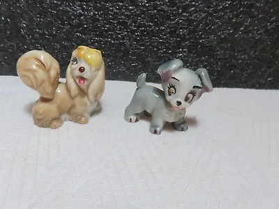 Vintage Wade Disney Scamp And Peg Dog Figurines • $8.71