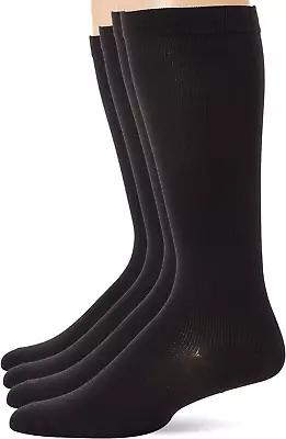 MediPeds Mens 4 Pack Mild Compression Over The Calf Socks • $32.50