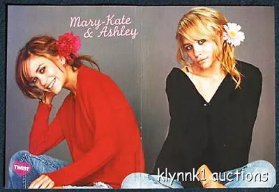 Mary Kate And Ashley Olsen Twins - POSTER Centerfold From Teen Magazine 875A • $4.70