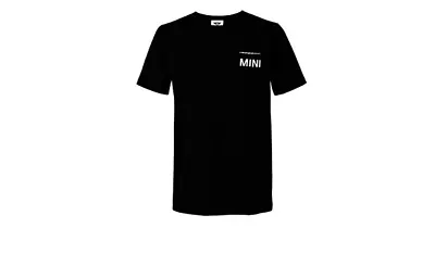  Genuine Mini Wordmark Pocket Logo Mens T- Shirt Top Black Small  80142445600 • £21.99