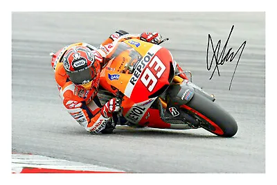 Marc Marquez Signed A4 Photo Print Autograph MotoGP • $7.45