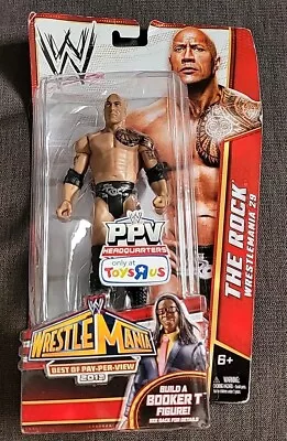 WWE Mattel Wrestlemania Best Of PPV 2013 The Rock W/ Booker T BAF Piece TRU Exc. • $19