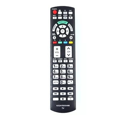 N2QAYB000486 New Remote Control Fit For Panasonic TV TCP54VT25 TCP58VT25 TCP65VT • $16.99