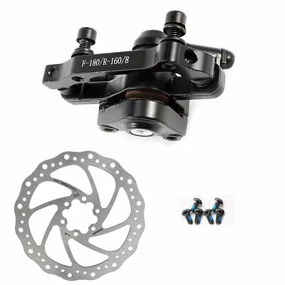 MOUNTAIN BIKE DISC BRAKE Kit 160MM ROTOR MTB MECHANICAL REAR CALIPER FOR BICYCLE • $13.99