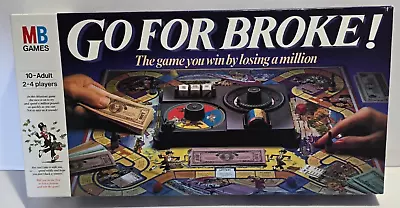 Go For Broke Board Game 1985 By MB Games Select - Your Game Pieces & Parts • £1.89