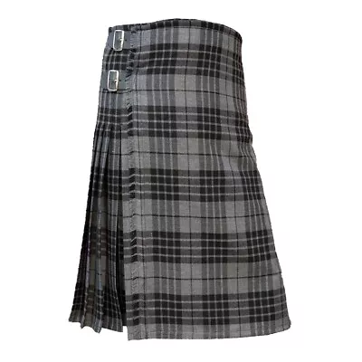 Grey Hamilton Tartan Kilt - Grey Watch Tartan Kilt - Scottish Tartan Kilt • £75.99