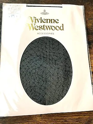 Vivienne Westwood Japan Pantyhose Stocking Tights Twist Fishnet Black SizeM-L • $50.20