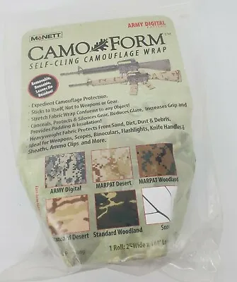 McNett Camo Form Camouflage Wrap Weapon Gun Binocular Knife NEW NIP Army Hunting • $8.49