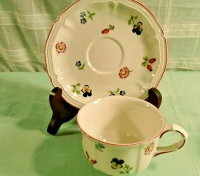 Villeroy & Boch Fine Porcelaine Petite Fleur Coffee Tea Cup & Saucer • $12.95