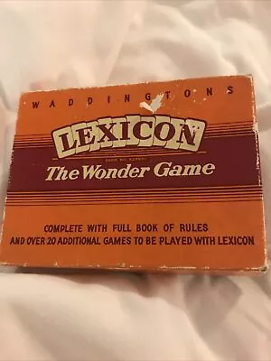 Vintage LEXICON Card Game By WADDINGTONS  • £4.99