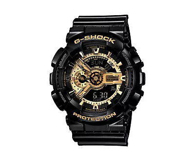 Casio G-Shock Limited Edition Analog-Digital Black/Gold Men's Watch GA110GB-1A • $120