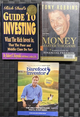 $25 • Buy Barefoot Investor Money Master The Game ROBERT KIYOSAKI Tony Robbins Scott Pape