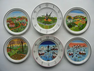 Villeroy & Boch Laplau Naif Retail: Spring Summer Autumn Winter Wall Clock • $7.87