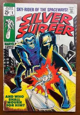 $9.99 • Buy The Silver Surfer #5 (1969) Marvel Comics The Stranger App