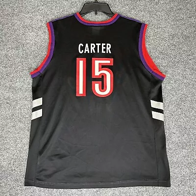 Vince Carter Toronto Raptors Jersey Mens M #15 Purple Champion Vintage NBA Adult • $38.69