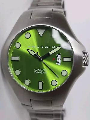 Android Octopuz Green Automatic Watch Men's AD408 49mm • $99
