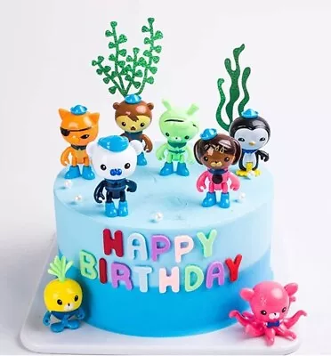 NEW Octonauts Figures Toys Cake Toppers ABC TV 8pcs Barnacles Tweak Dashi • $14.90