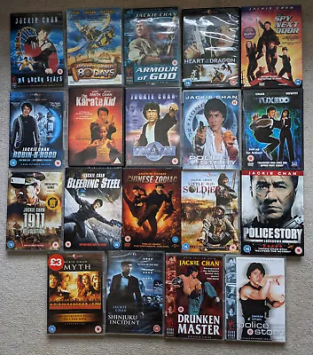 Job Lot Bundle Jackie Chan DVD X 20   Police Story Etc Hong Kong Legends • £35