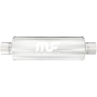 4  C/C 7  Round 30  Body MagnaFlow Muffler SS Universal Exhaust 12773 • $200.19