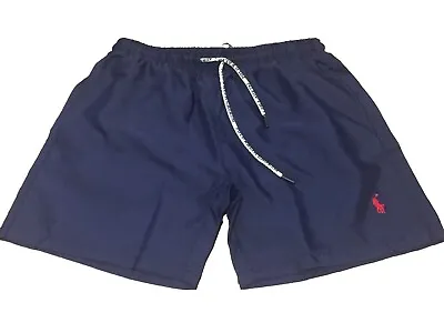 Ralph Lauren Polo Navy Swimming Shorts Trunks XL 34  Waist Swimwear  • £15.99