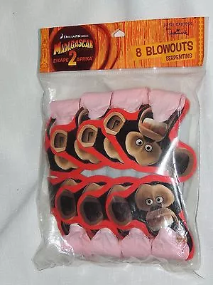 New~madagascar-escape 2 Africa  ~8- Blowouts Party Supplies   • $4.99