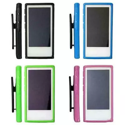 Soft Gel Case Rubber Cover Belt Clip Holder For IPod Nano 7th Generation B8 R6J6 • $16.95