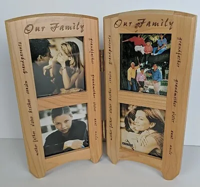 Malden Designs 4 Opening Collage Picture Frame Our Family Never Used Tall Hinges • $14.99