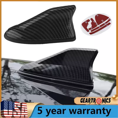 Carbon Fiber Shark Antenna Fin Roof Aerial Base Radio Signal For Car SUV Truck • $6.99