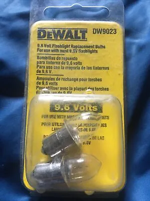 £9.79 • Buy Original DeWalt Part # DW9023 9.6V Flash Light Bulbs