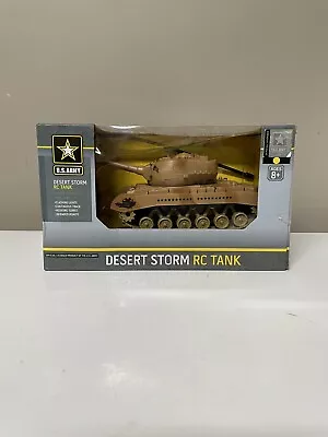 Vintage Official US Army Battery Operate RC Desert Storm Tank BRAND NEW IN BOX • $24.99