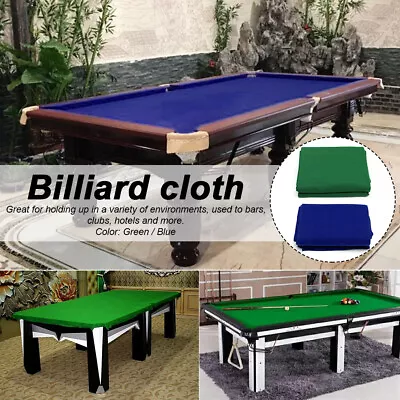 11.2 X 4.7ft Worsted Billiard Pool Snooker Table Cloth Felt Cover • $72.54