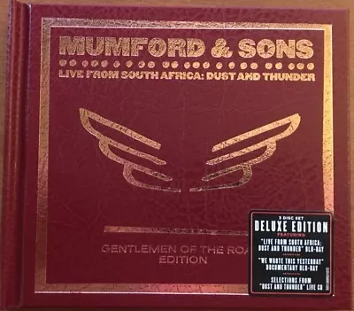 MUMFORD & SONS - LIVE FROM SOUTH AFRICA : DUST AND THUNDER 2x DVD + CD NEW ORIG • £0.38