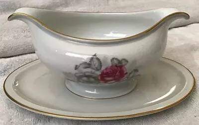 GRAY DAWN GOLD Rosenthal - Continental Gravy Boat With Attached Underplate • $27.99