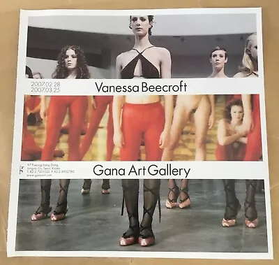 Vanessa Beecroft At Gana Gallery Exhibition Ad 2007 Vintage Art Magazine Print  • $6.50